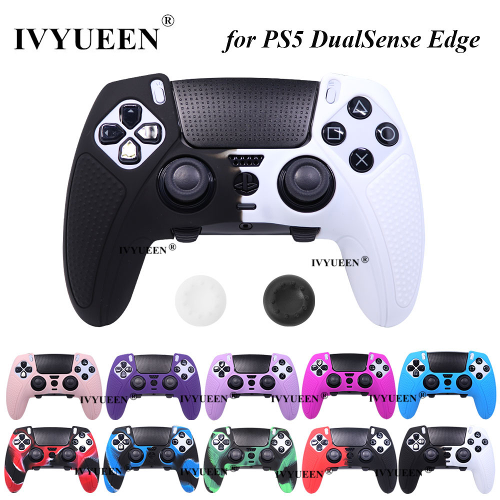 Sony Controller Dualsense Edge - IVYUEEN Soft Rubber Silicone Case for