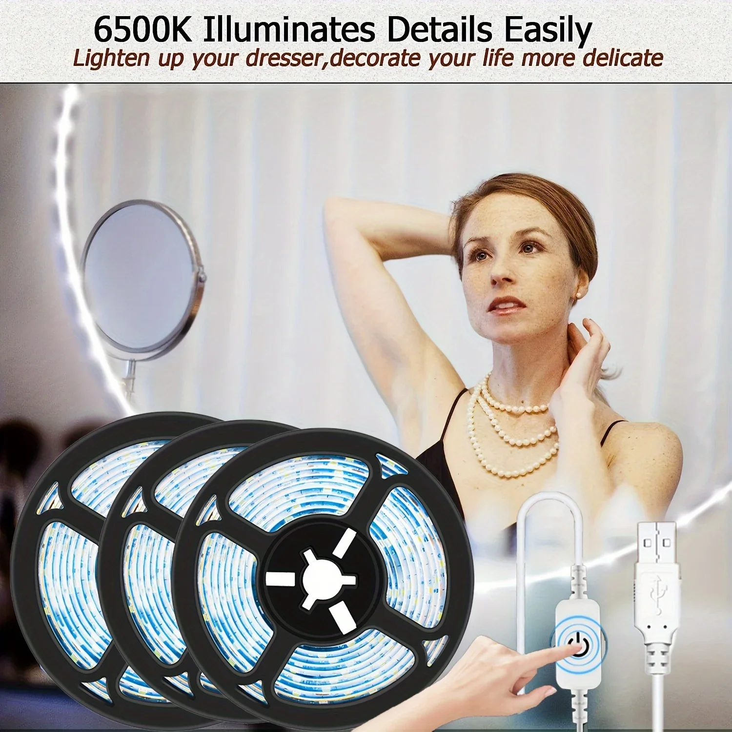 Led Gaming Light Strip - USB LED Strip Lights 5V 2835