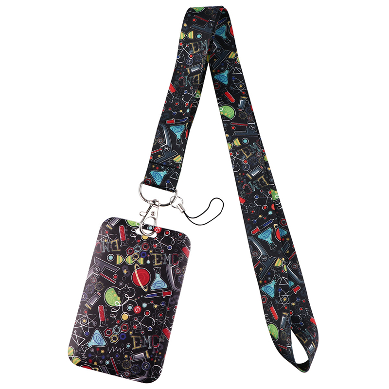 Chemistry Math Keychain Lanyar - Gaming Card Holder ulasan dan harga