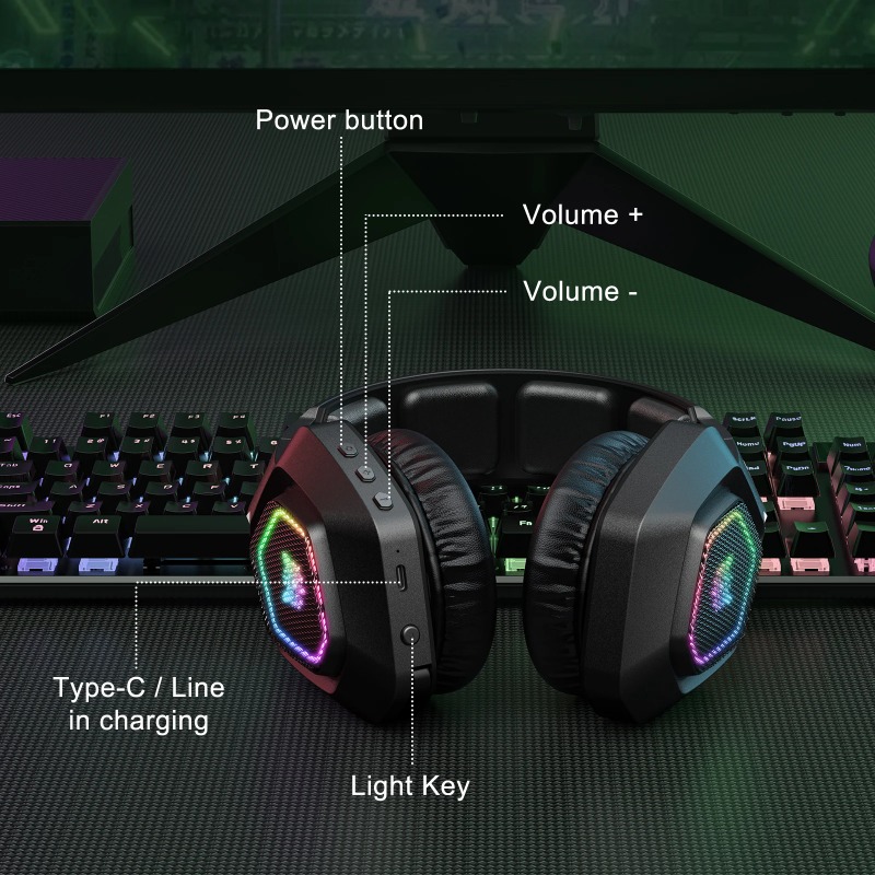 ONIKUMA B100 Wireless Gaming H - Gaming Console In Amazon ulasan dan harga