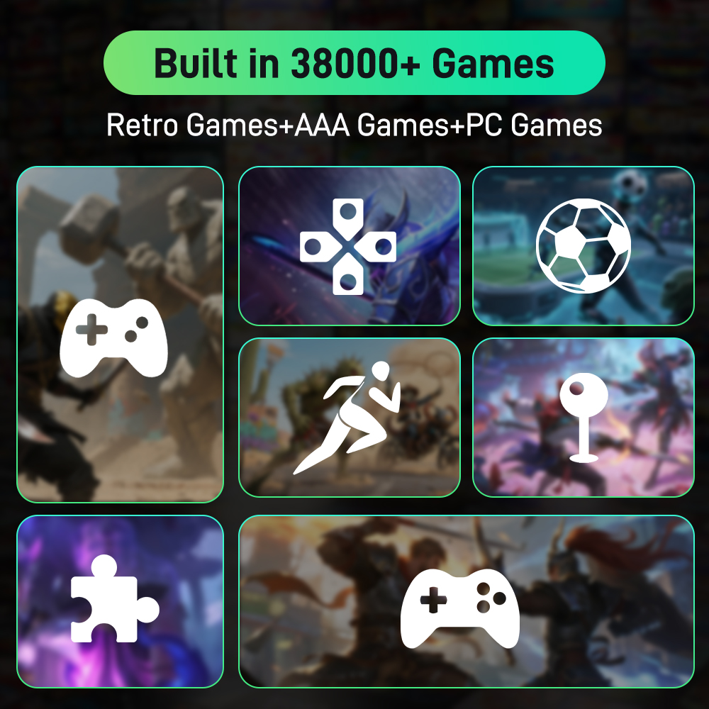 Playnite&Retrobat 500GB Game H - Gaming Console.Emulators ulasan dan harga