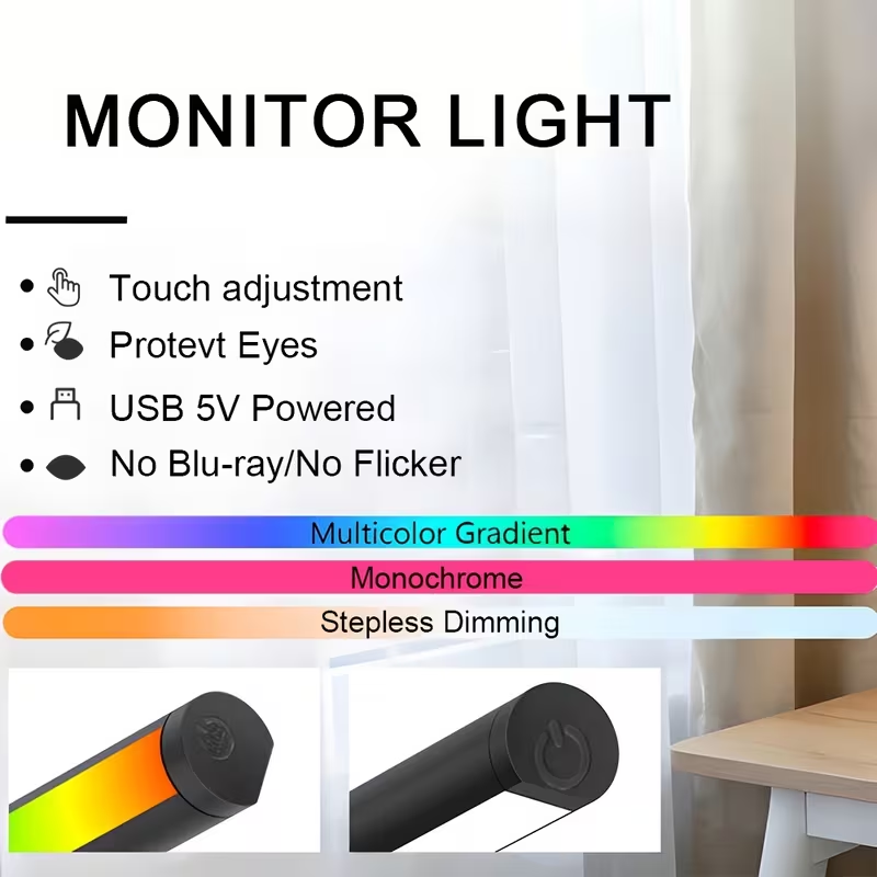 5V USB LED Screen Hanging Ligh - Led Gaming Light Strip ulasan dan harga