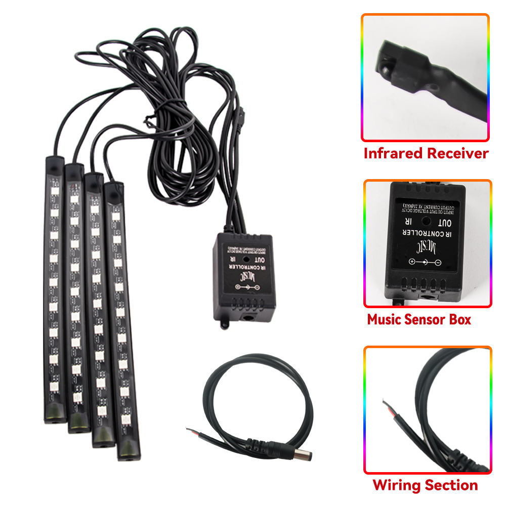 RGB LED Motorcycle Atmosphere  - Led Gaming Light Strip ulasan dan harga