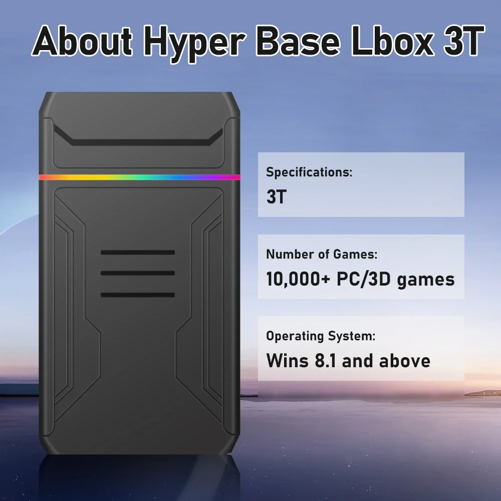 3TB Launchbox Portable Gaming  - Gaming Console.Emulators ulasan dan harga