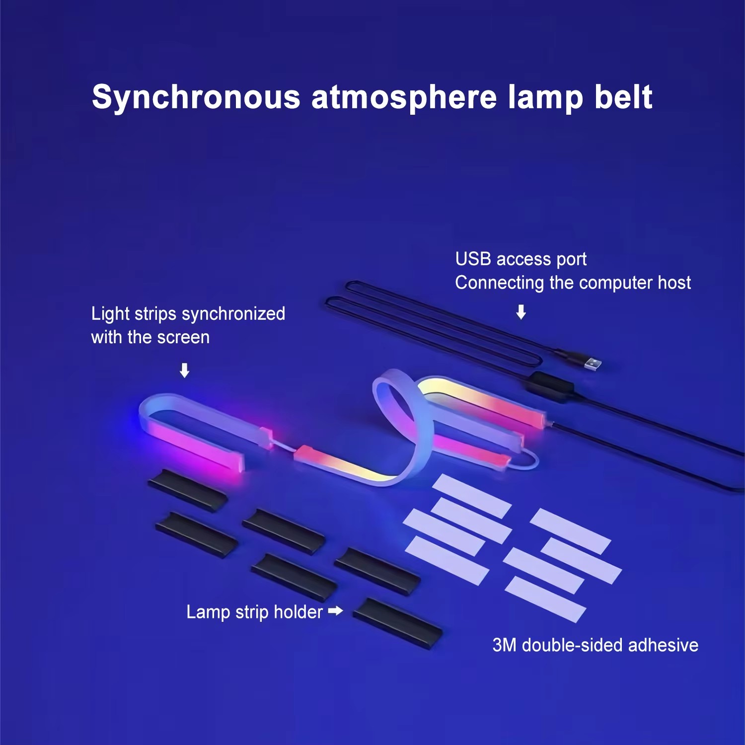 RGB Gaming Lights Strip Monito - Led Gaming Light Strip ulasan dan harga