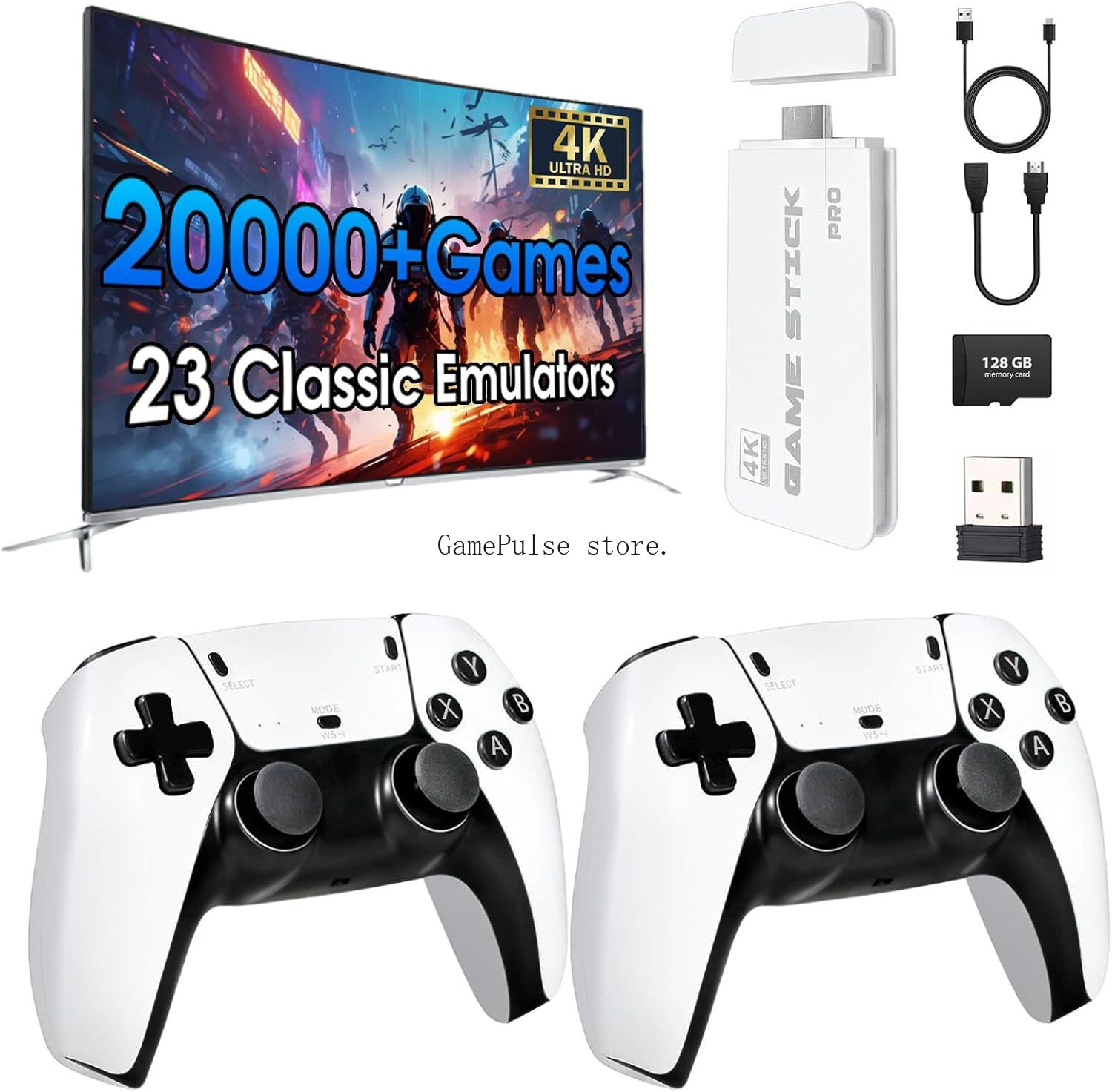 GamePulse 2026 New Retro Gamin - Gaming Console.Emulators ulasan dan harga