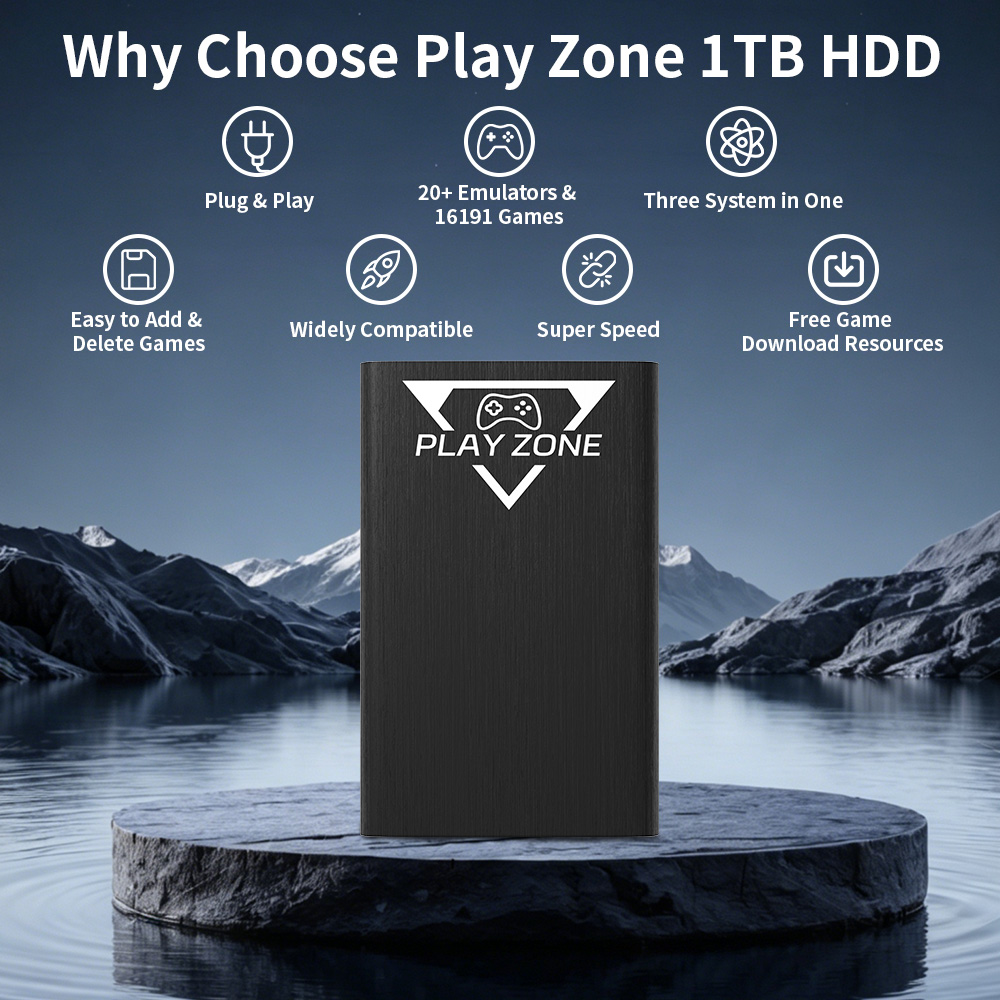 Play Zone 1TB Portable Gaming  - Gaming Console Game Zone ulasan dan harga