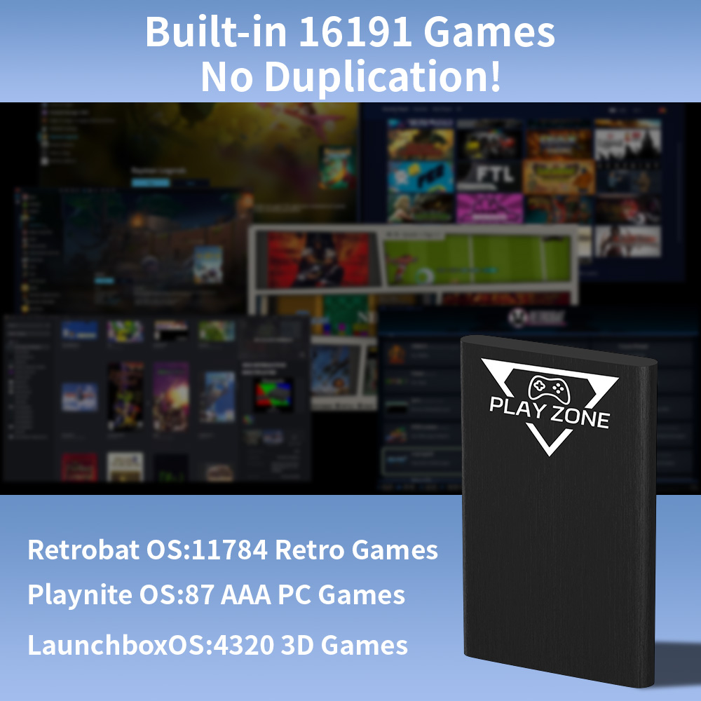 Play Zone 1TB Portable Gaming  - Gaming Console Game Zone ulasan dan harga