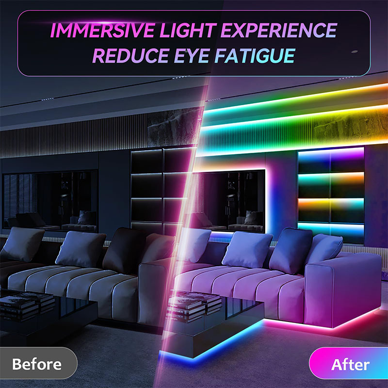 USB RGB LED Strip SMD3535 With - Led Gaming Light Strip ulasan dan harga