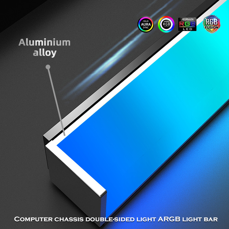 Desktop Computer Cabinet RGB L - Led Gaming Light Strip ulasan dan harga