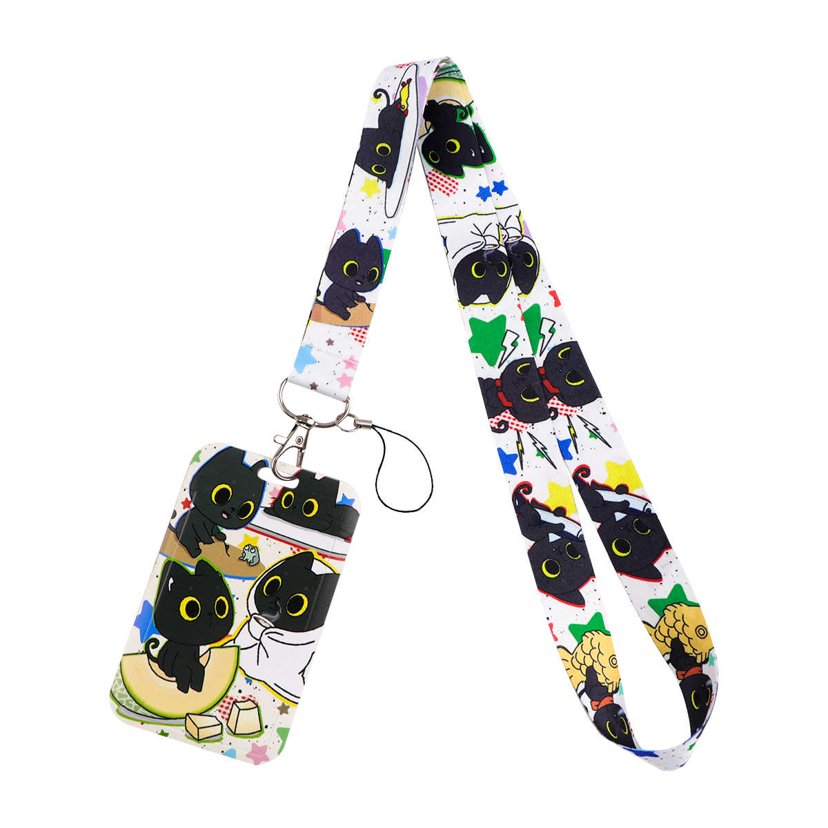 Cute Black Cat Credential Hold - Gaming Card Holder ulasan dan harga