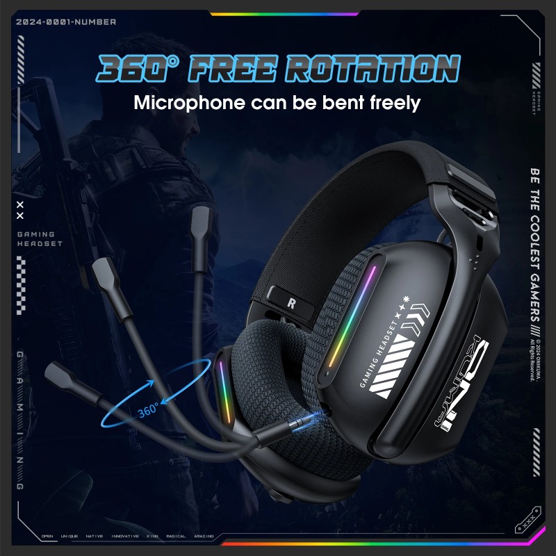 ONIKUMA GT808 Gaming Headset W - Gaming Console In Amazon ulasan dan harga