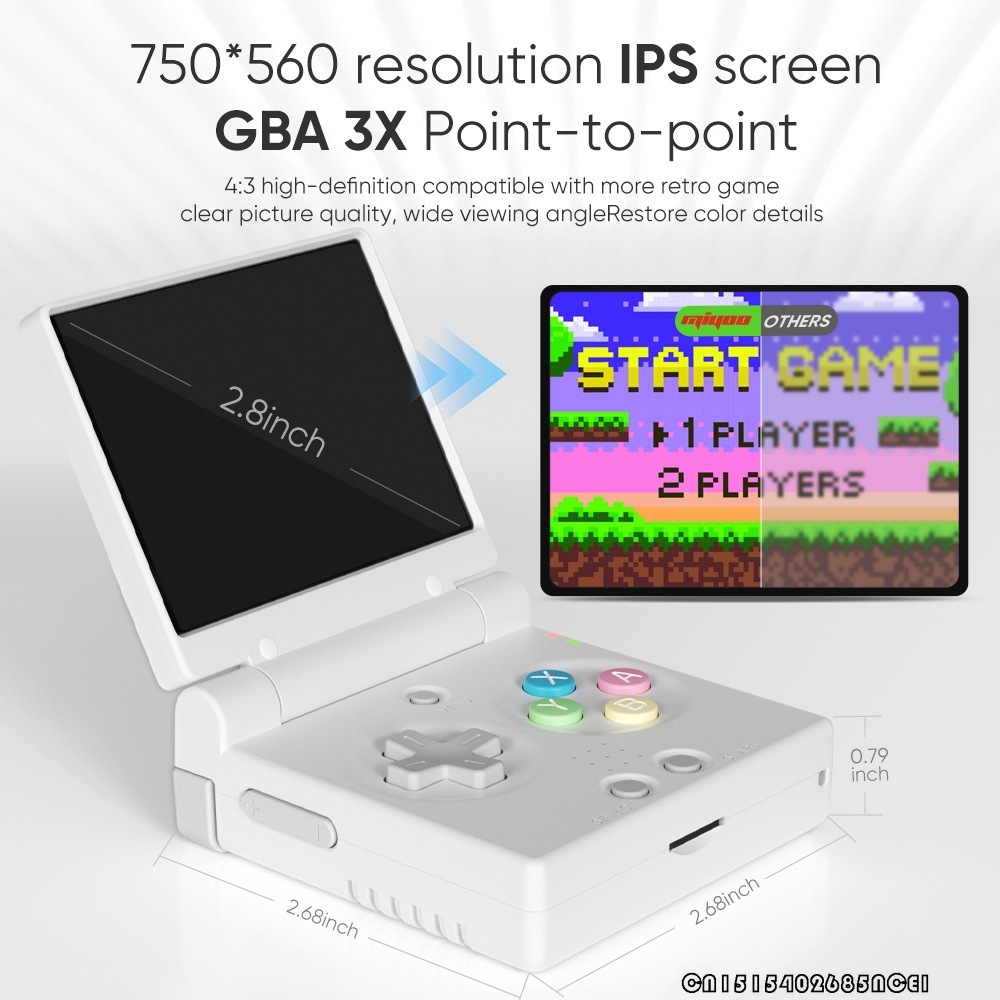 MIYOO Mini Flip Retro Custom H - Gaming Console.Emulators ulasan dan harga
