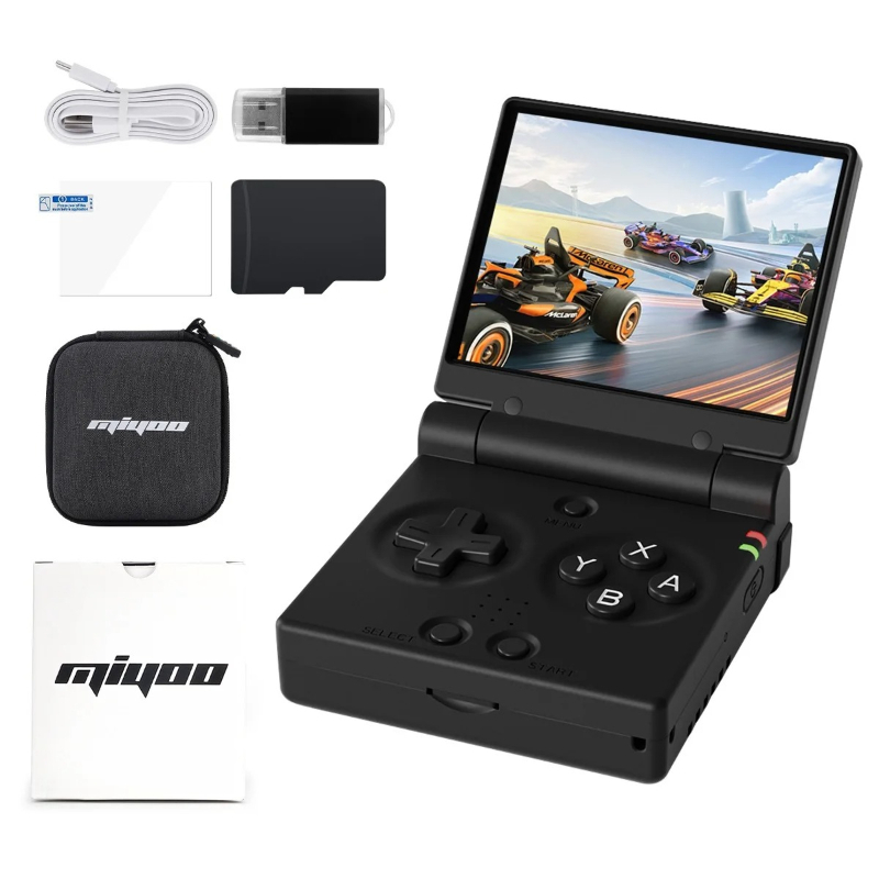 MIYOO Mini Flip Retro Custom H - Gaming Console.Emulators ulasan dan harga