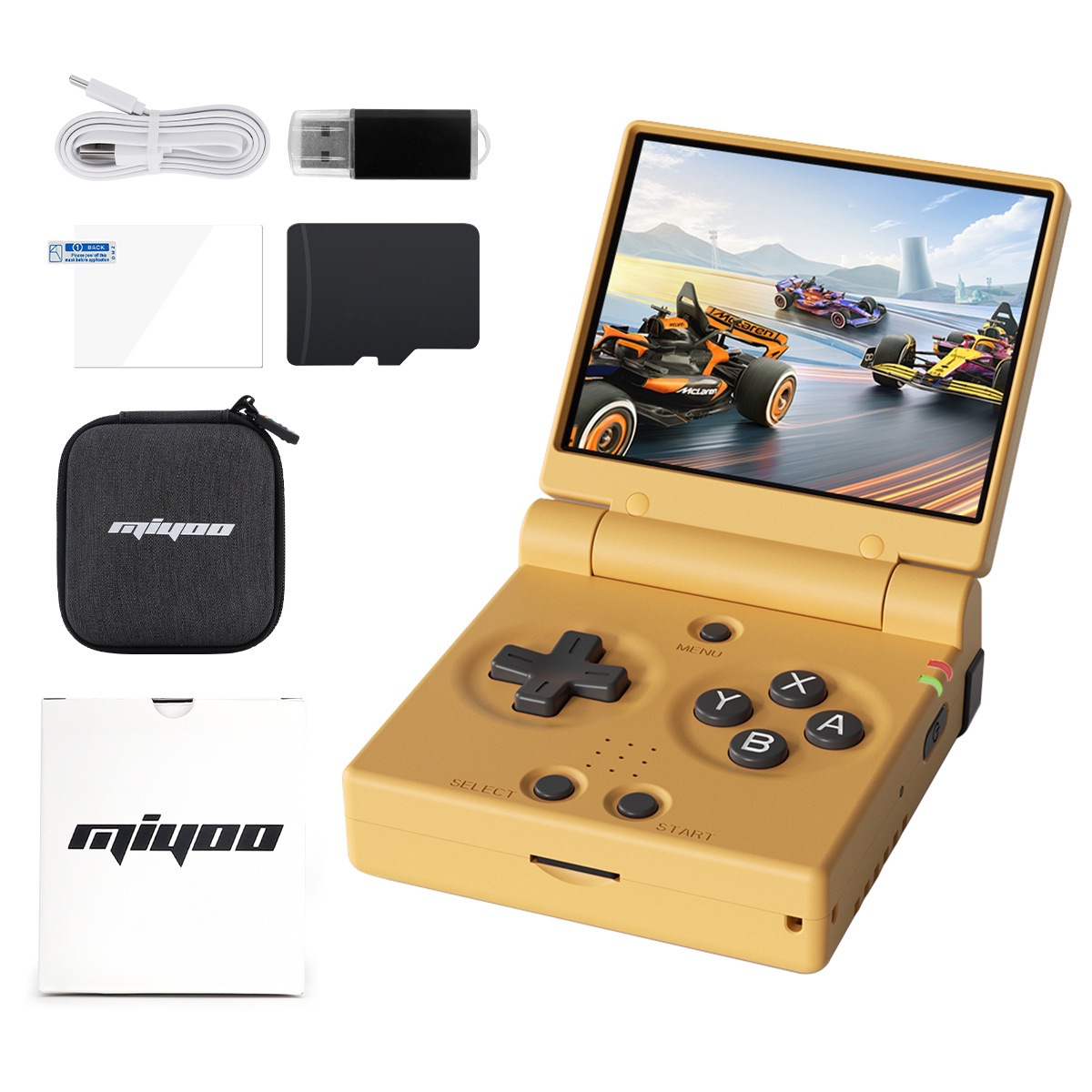 MIYOO Mini Flip Retro Custom H - Gaming Console.Emulators ulasan dan harga