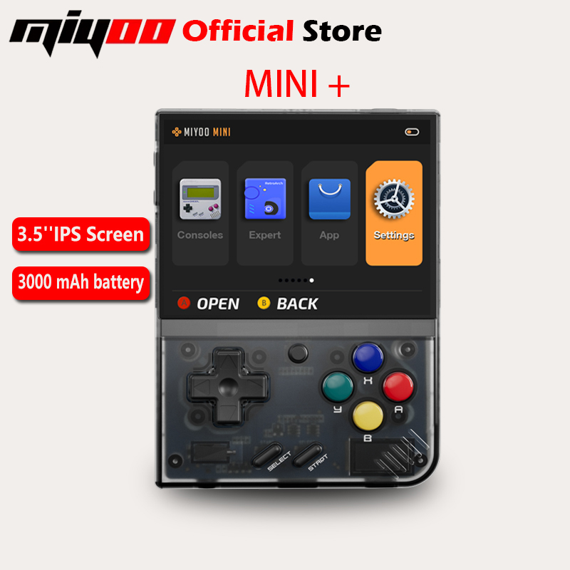 MIYOO Mini Plus Portable Retro - Gaming Console.Emulators ulasan dan harga
