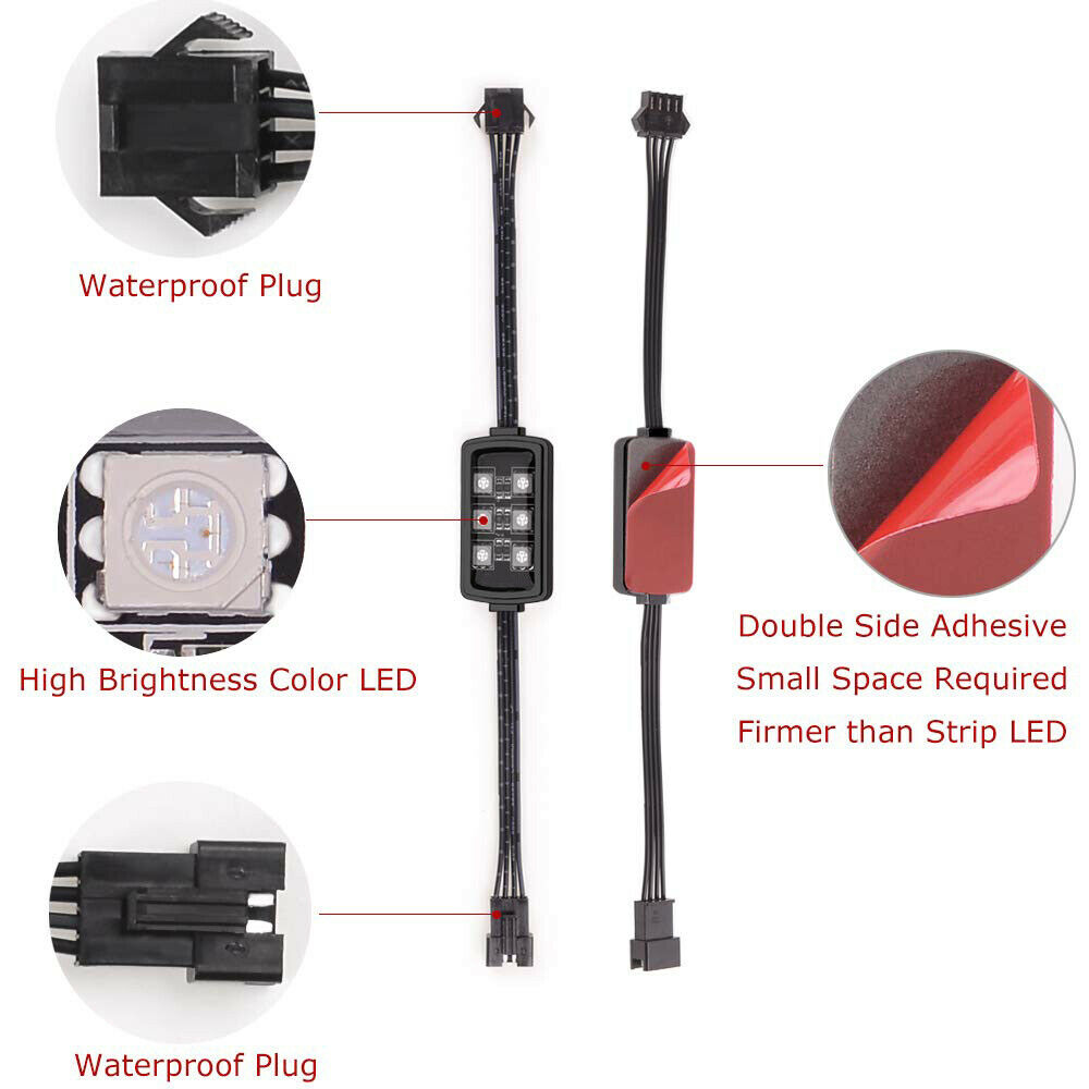 Niscarda Car Motorcycle RGB LE - Led Gaming Light Strip ulasan dan harga