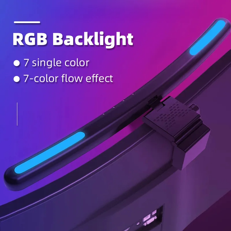 Curved LED Monitor Light Bar U - Led Gaming Light Strip ulasan dan harga