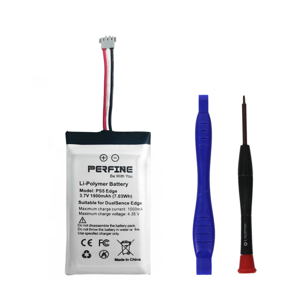 Perfine 1900mAh 2pcs Batteries - Sony Controller Dualsense Edge ulasan dan harga