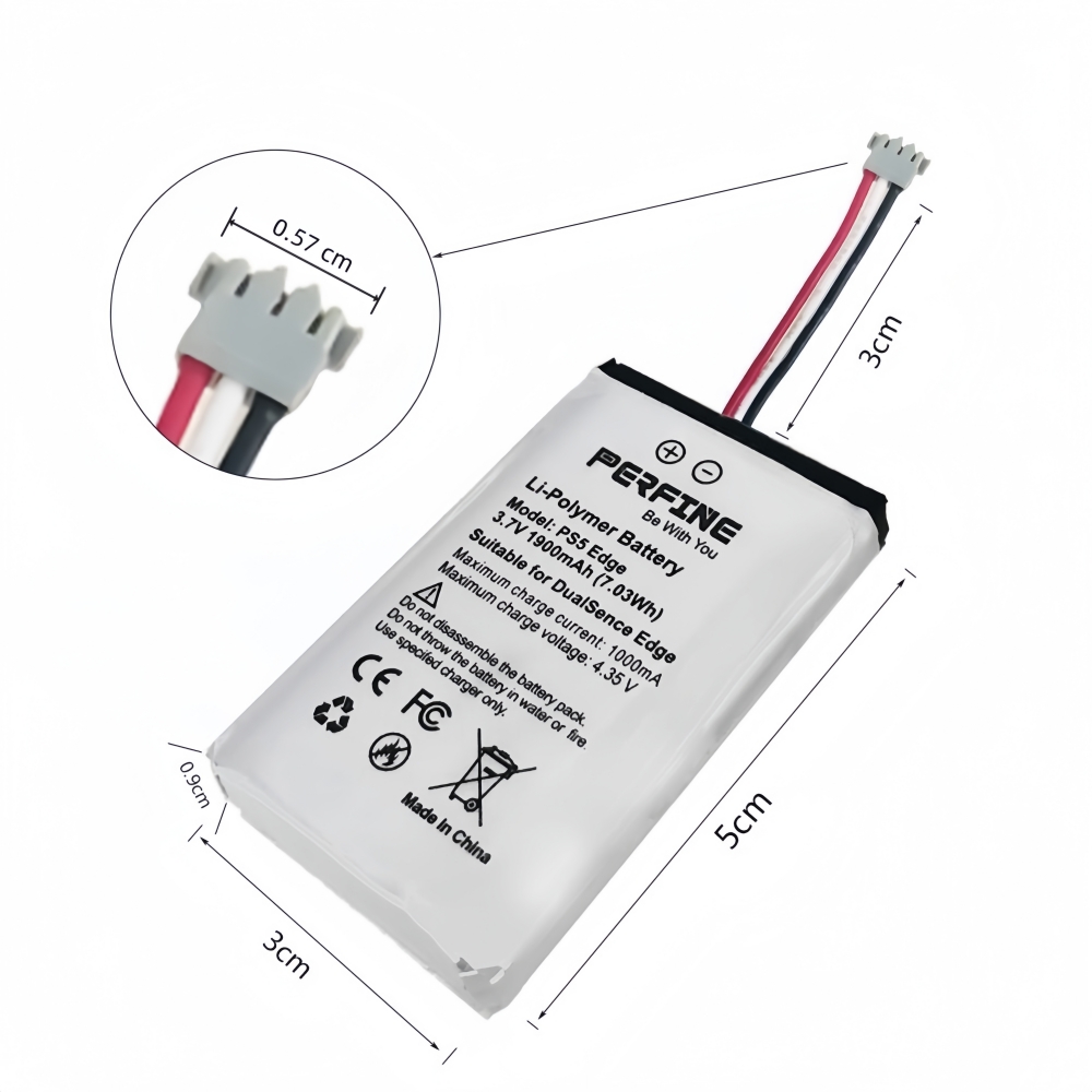 Perfine 1900mAh 2pcs Batteries - Sony Controller Dualsense Edge ulasan dan harga