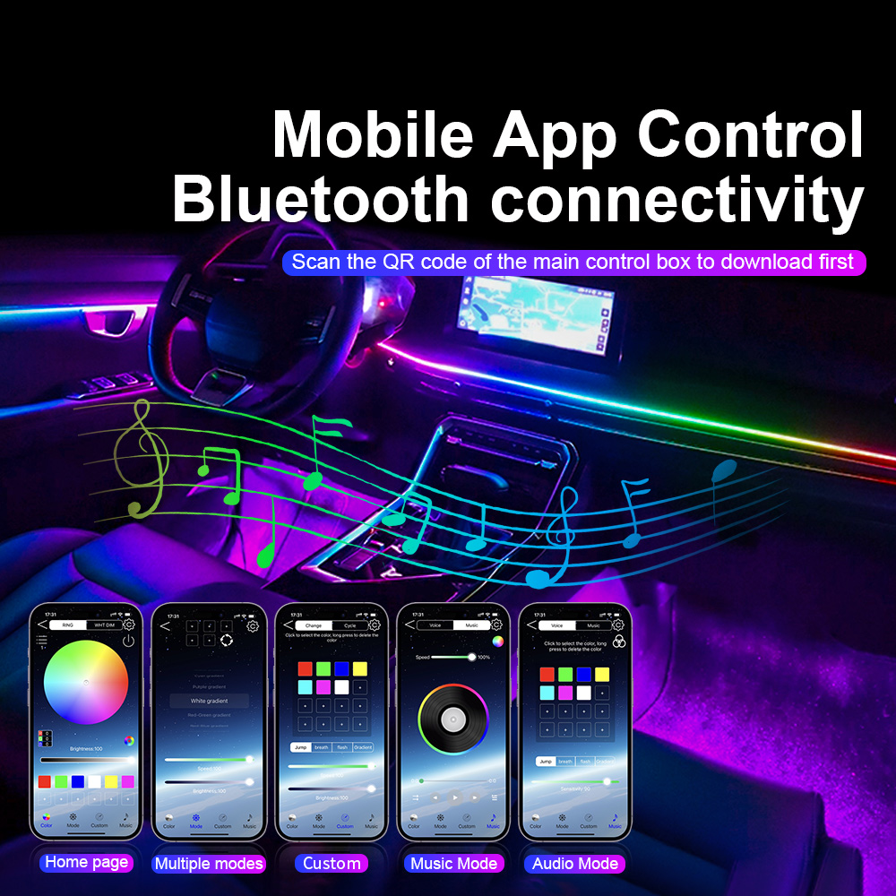 Universal Led Car Ambient Ligh - Led Gaming Light Strip ulasan dan harga