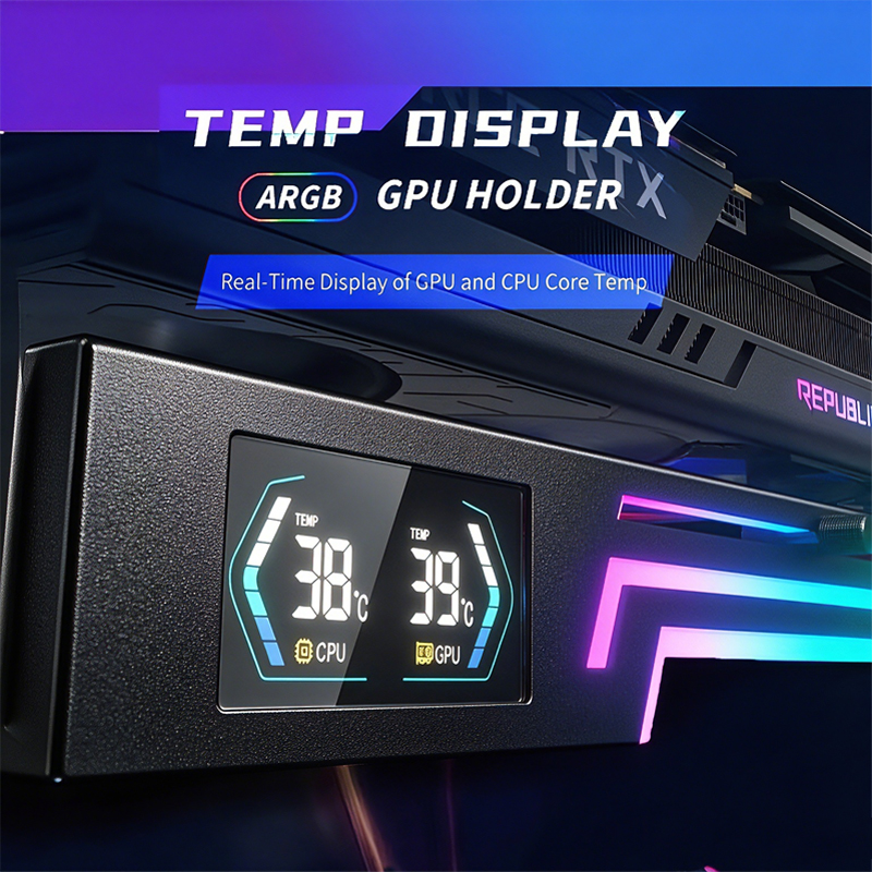 Digital ARGB Horizontal Graphi - Gaming Card Holder ulasan dan harga