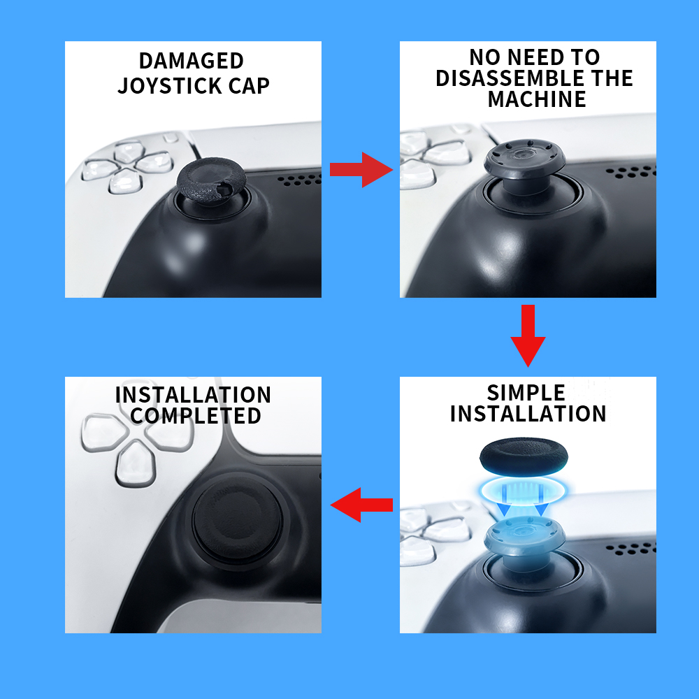 2-6 Pcs Non-Skid Thumb Grip Ca - Thumb Grip Joystick ulasan dan harga
